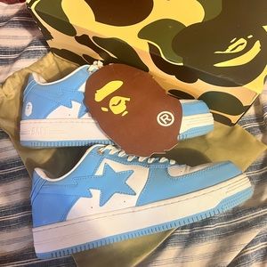 Blue and White (Sax) Bapesta